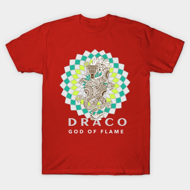 Draco god of flame T-Shirt by John Byrne